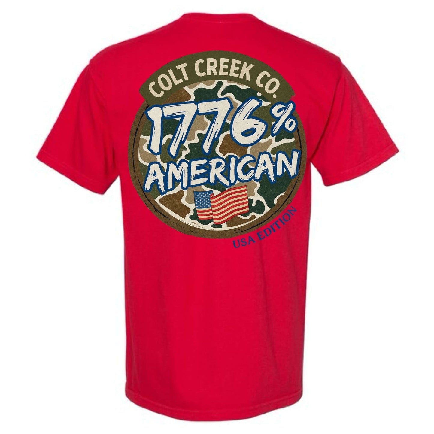 1776% American Colt Creek Co. Pocket Tee