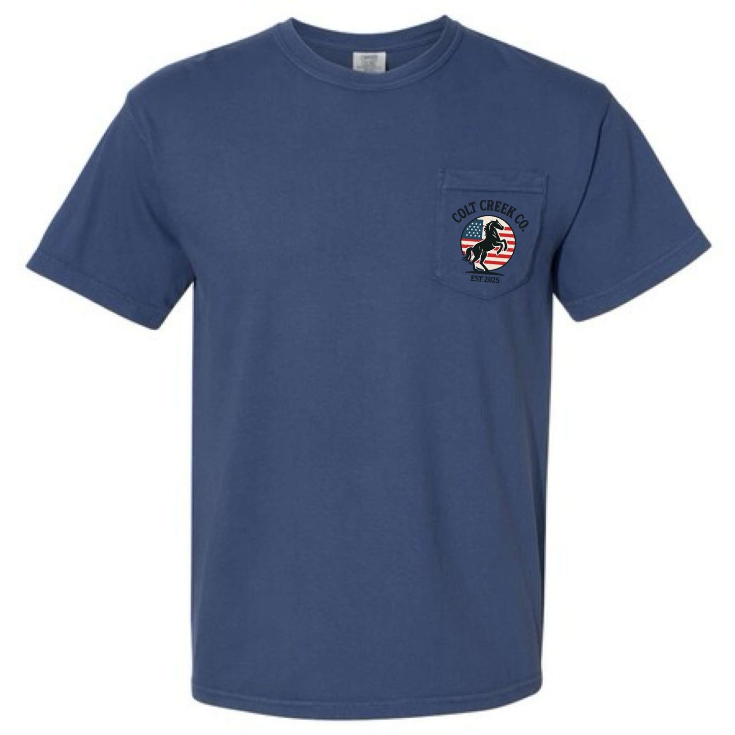 1776% American Colt Creek Co. Pocket Tee