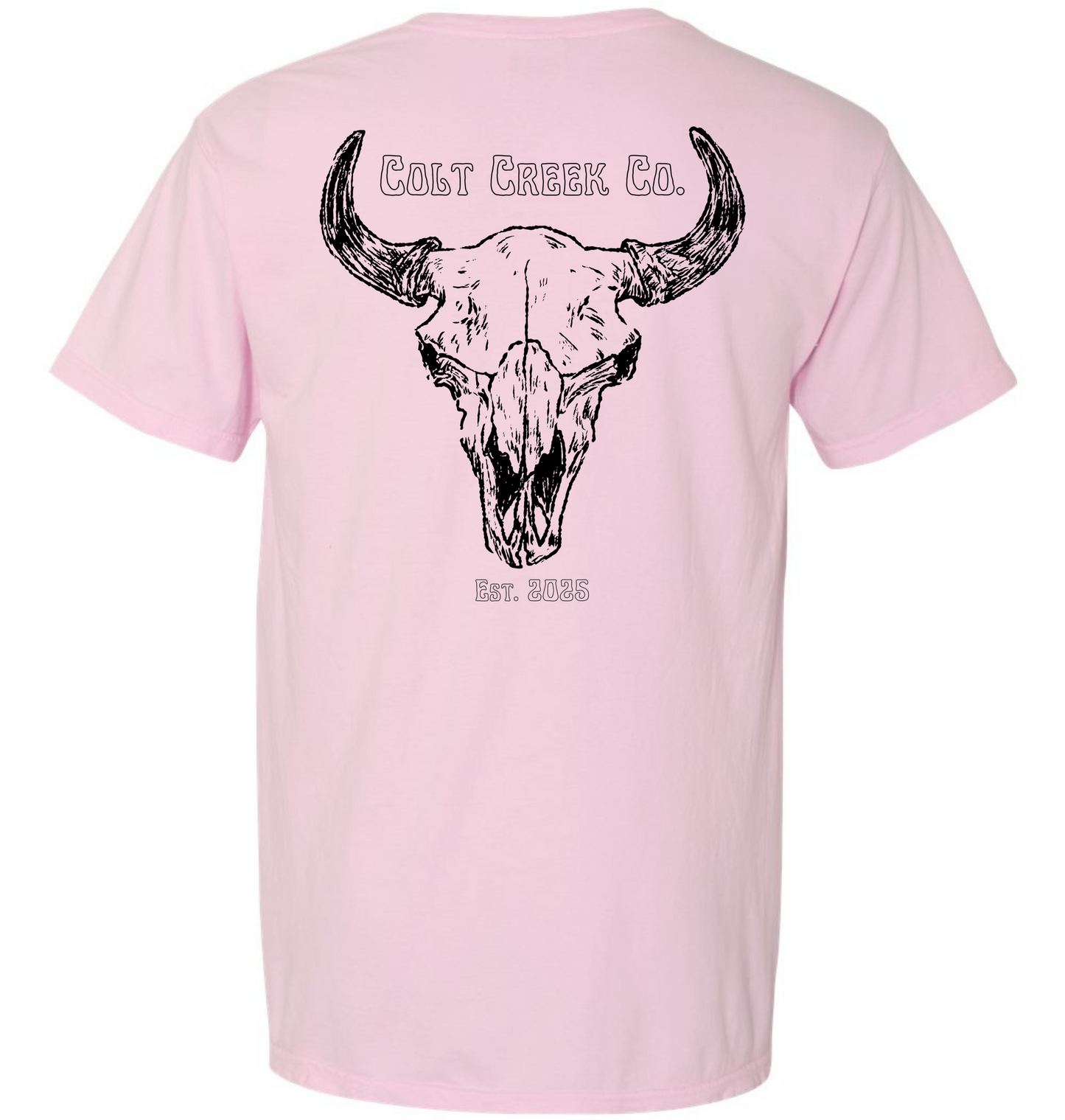 Hook 'Em Colt Creek Co Pocket Tee