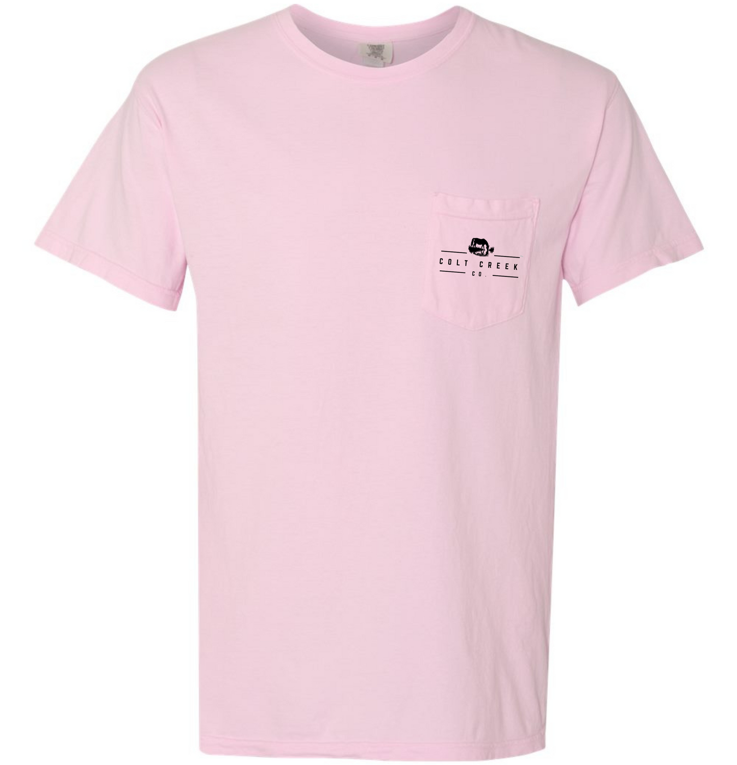 Hook 'Em Colt Creek Co Pocket Tee