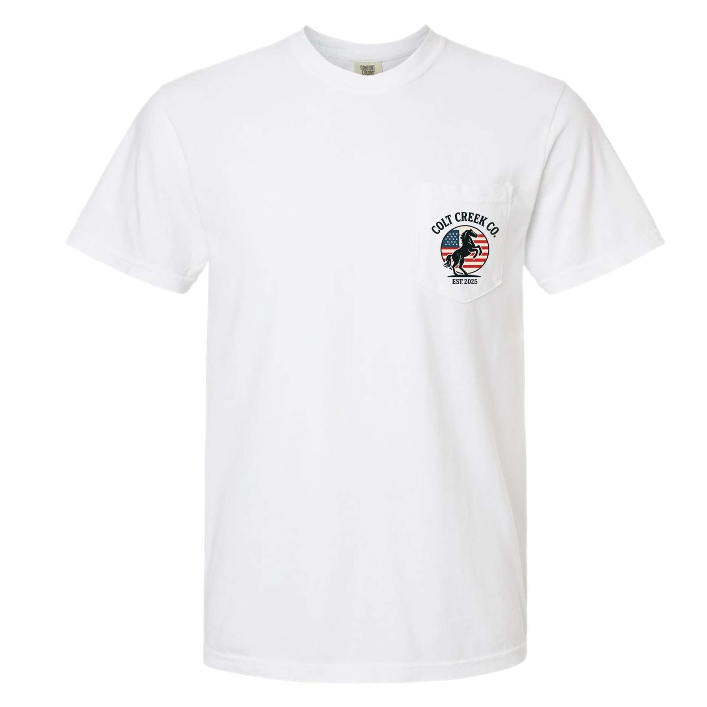 1776% American Colt Creek Co. Pocket Tee