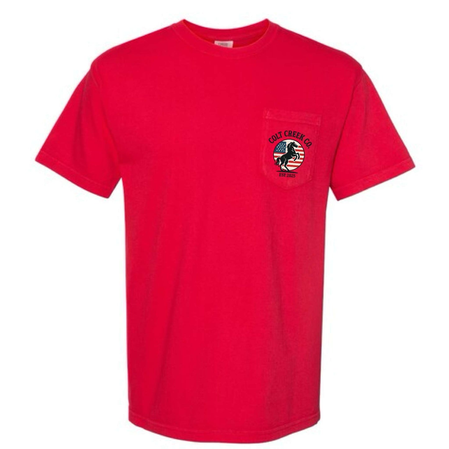 1776% American Colt Creek Co. Pocket Tee
