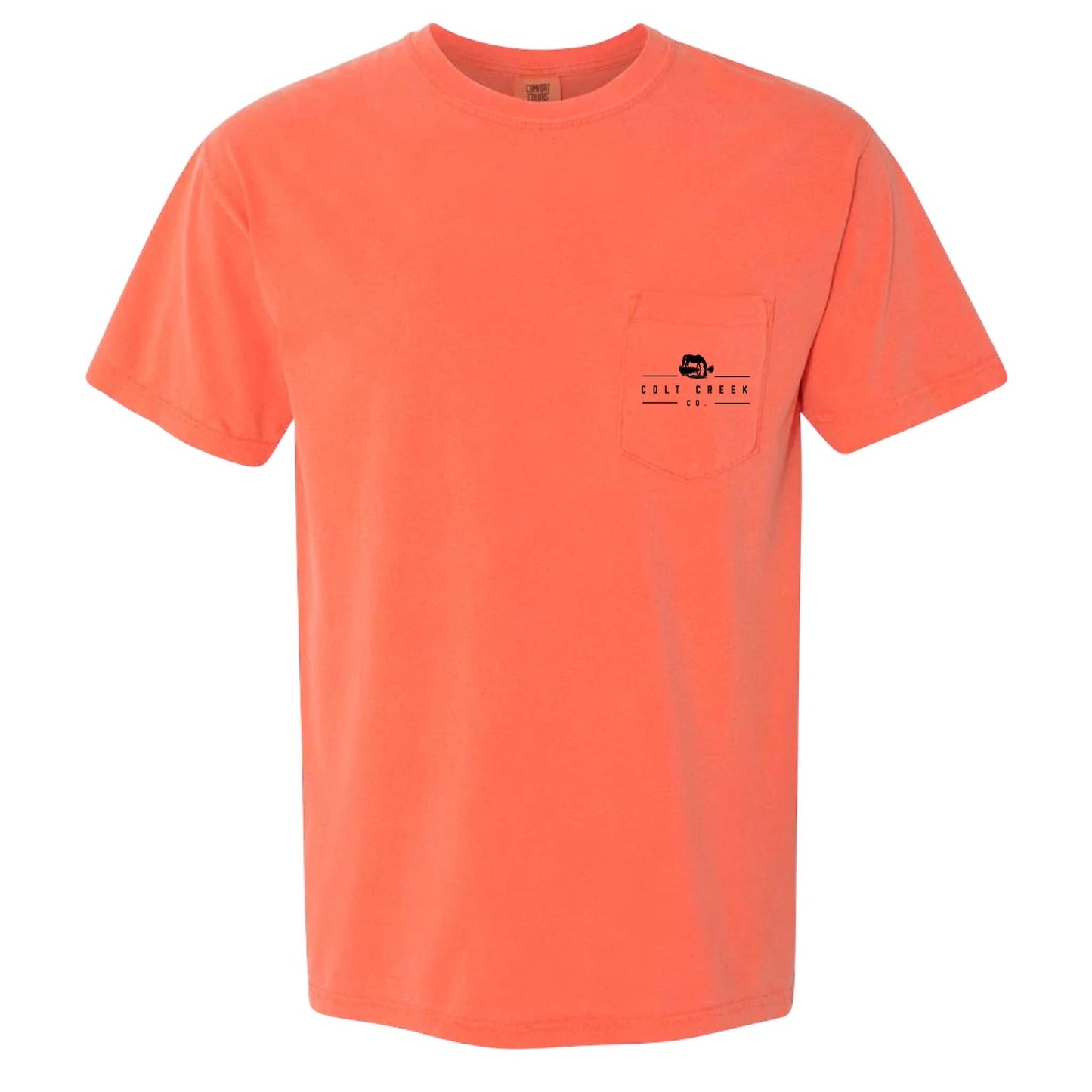 Mason Jar Colt Creek Co. Pocket Tee