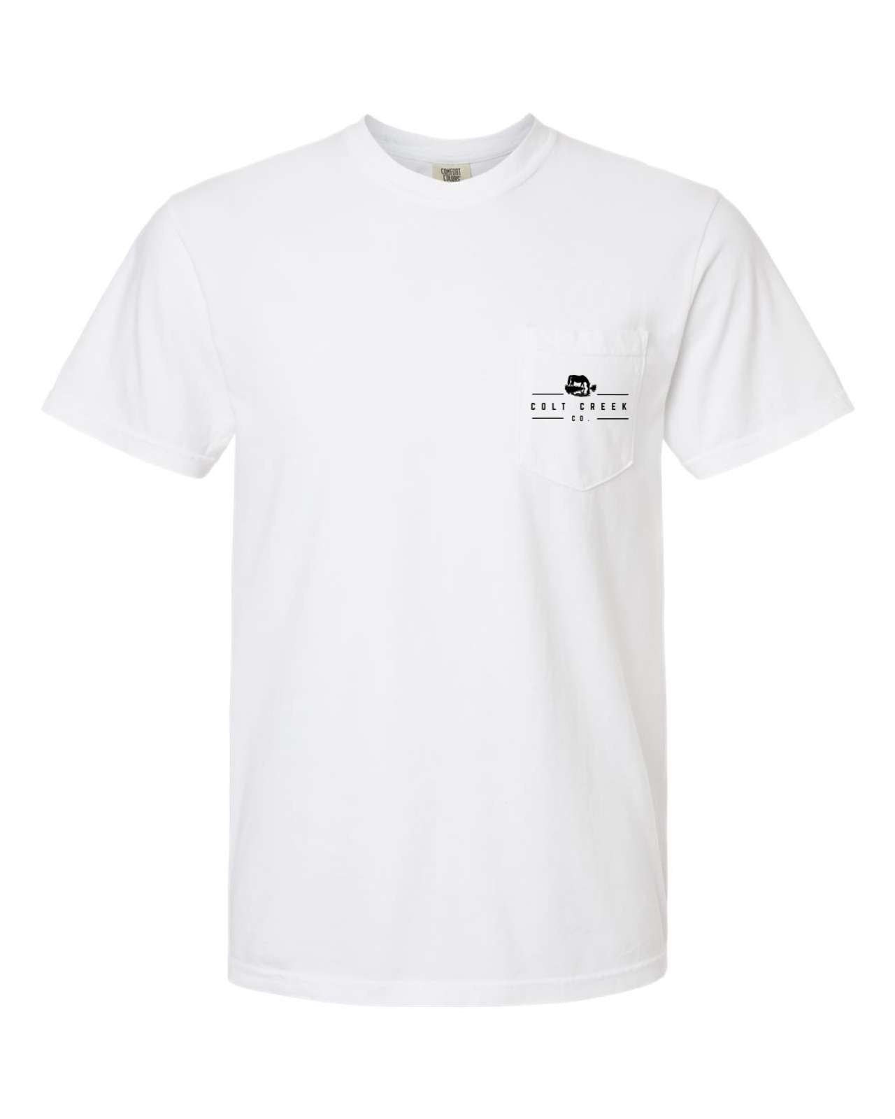 Mason Jar Colt Creek Co. Pocket Tee
