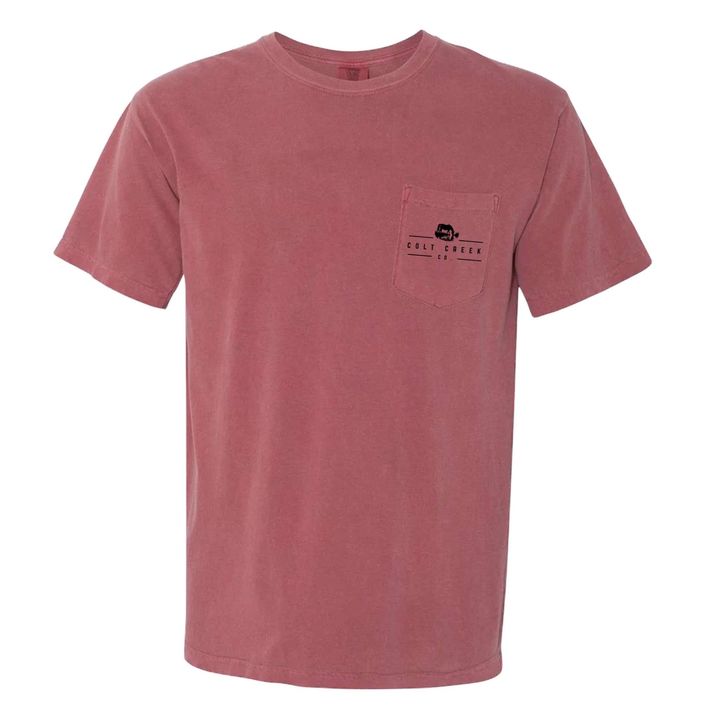 Mason Jar Colt Creek Co. Pocket Tee