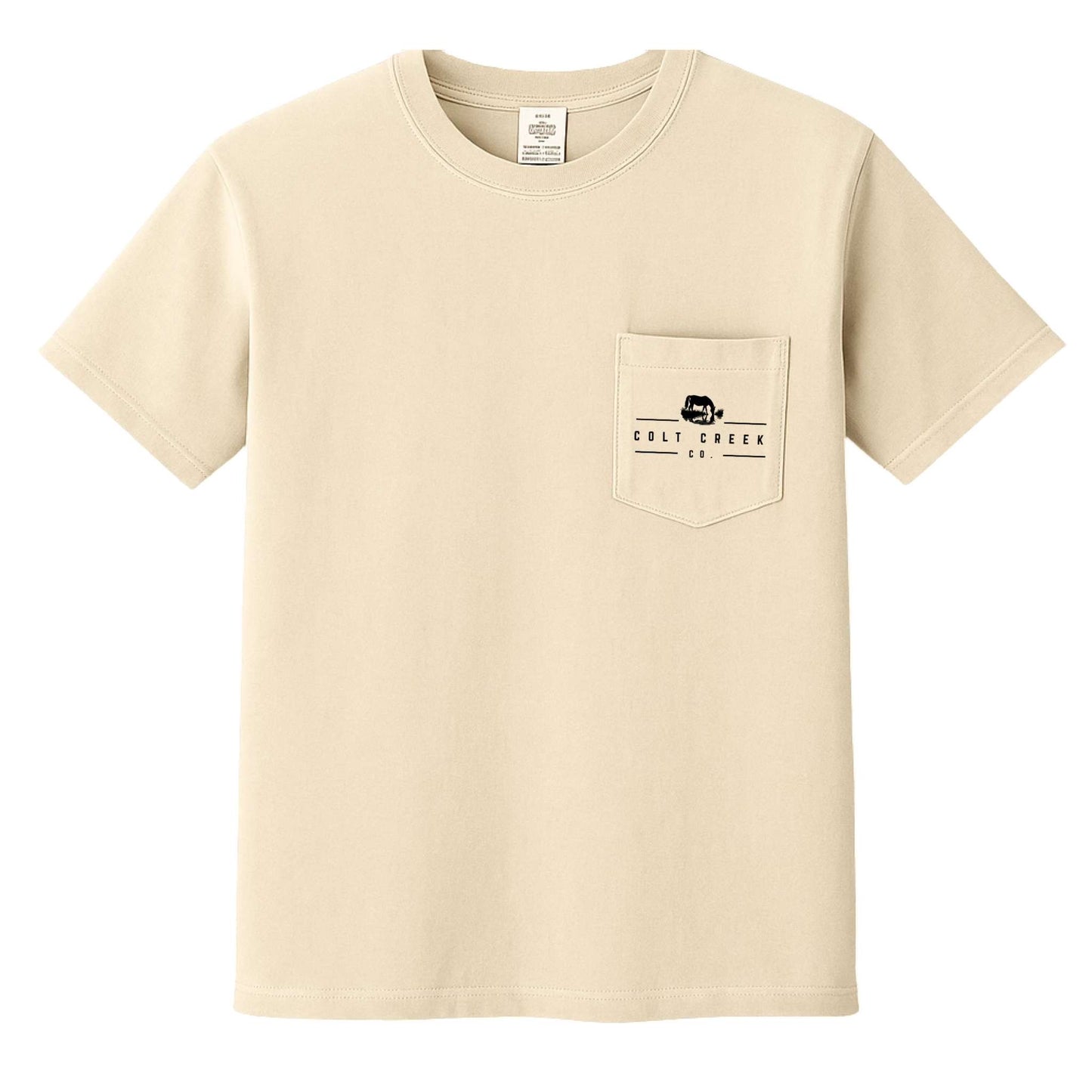 Mason Jar Colt Creek Co. Pocket Tee