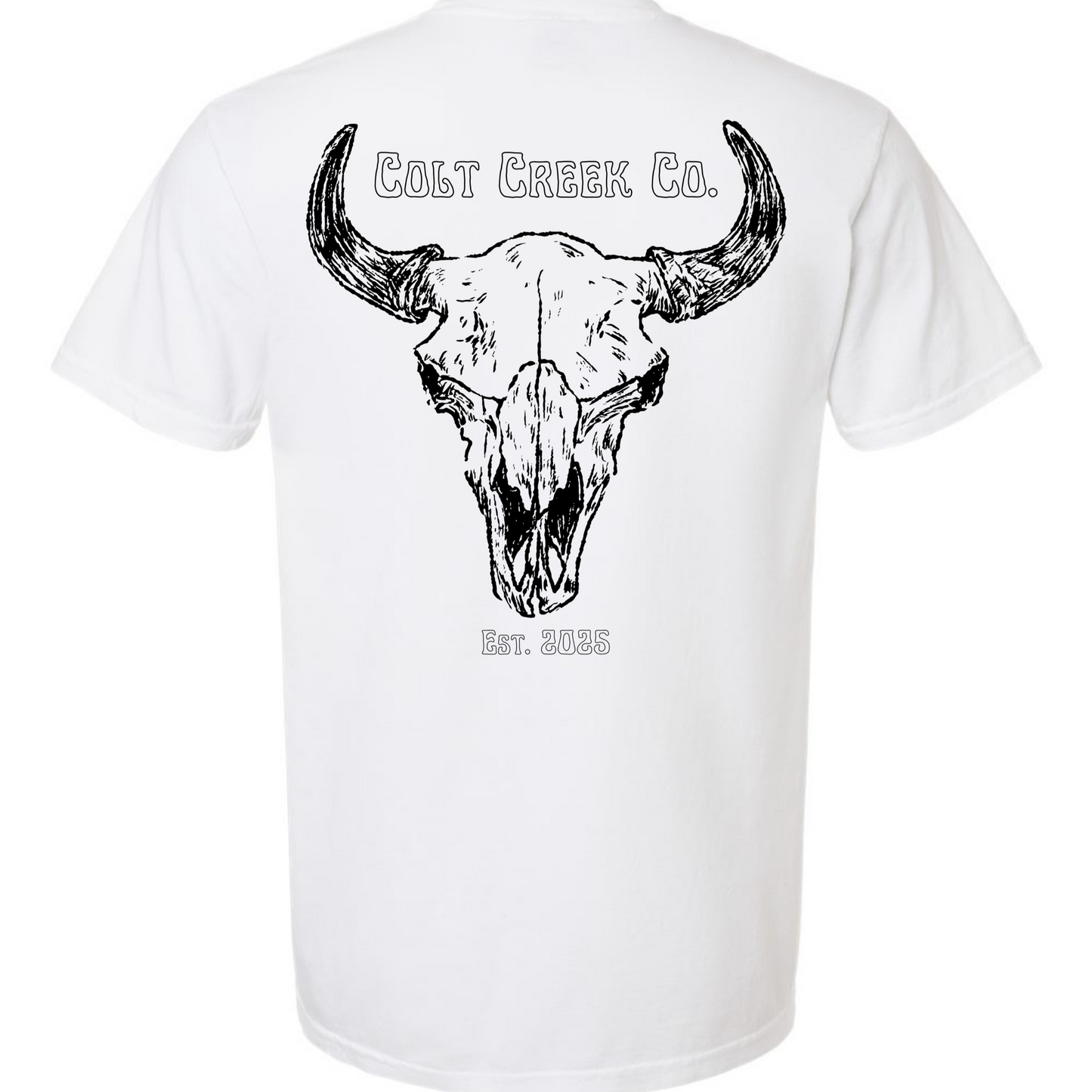 Hook 'Em Colt Creek Co Pocket Tee